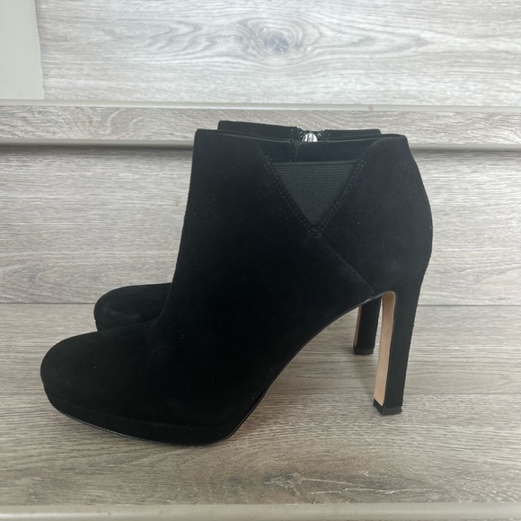 Via Spiga Black Suede Booties - US Size 7.5 - Picture 2 of 5